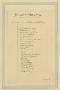 Liste over karakterer, ca. 1920